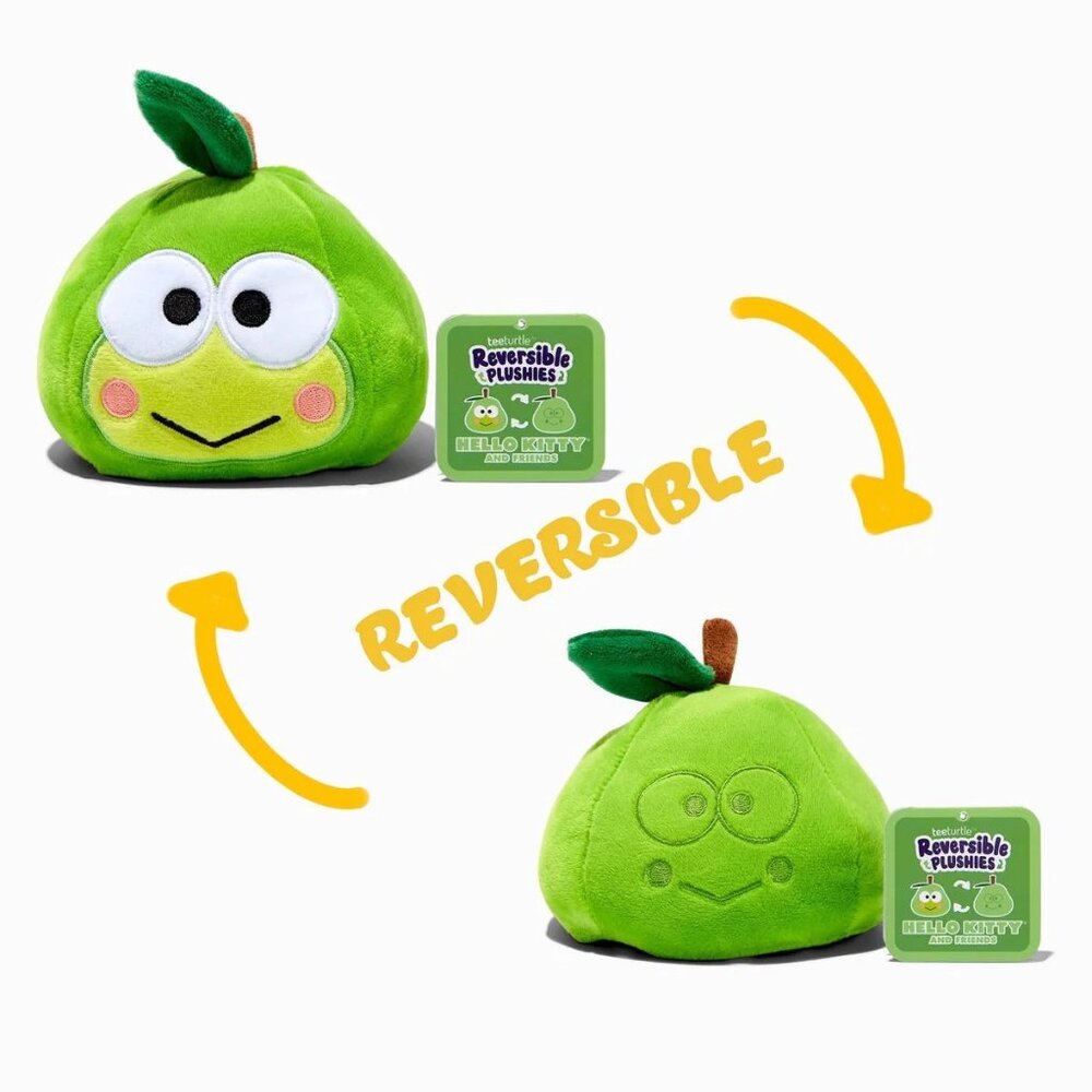 TeeTurtle Hello Kitty And Friends Reversible Keroppi Pear